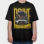Evo Drive Flame, Tricou Oversize Barbati (Unisex)