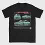 Skyline Japanese, Tricou Barbati (Unisex)