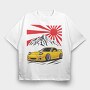 Rx7 Red Sun, Tricou Oversize Barbati (Unisex)