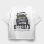 Offroad Extreme Adventure Jeep, Tricou Oversize Barbati (Unisex)