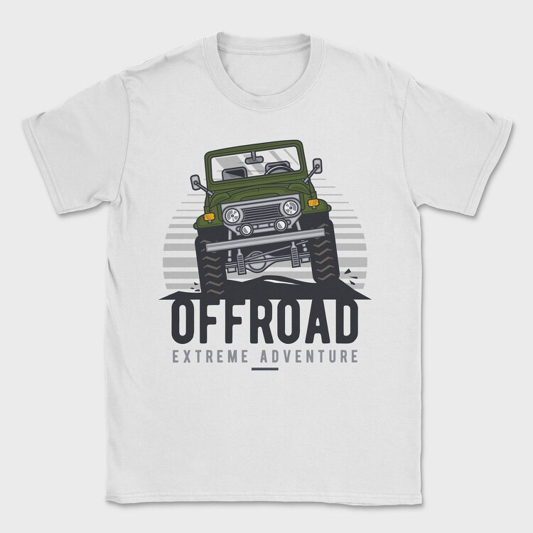 Offroad Extreme Adventure Jeep, Tricou Barbati (Unisex)