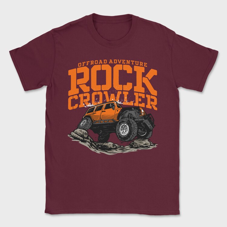 Offroad Adventure Rock Crowler Jeep, Tricou Barbati (Unisex)