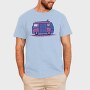 Camper Van Purple, Tricou Barbati (Unisex)