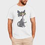 Skinny Funny Cat, Tricou Barbati (Unisex)