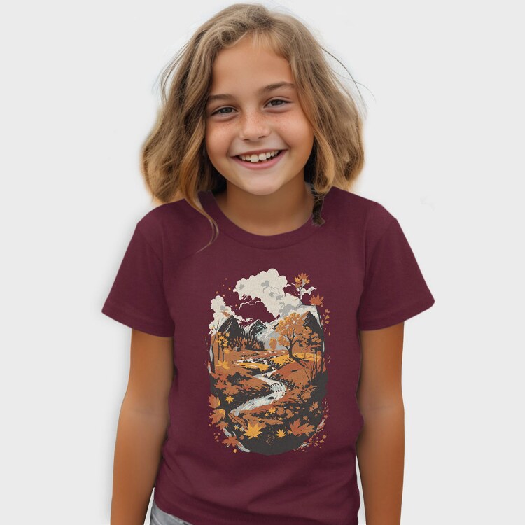 Landscape Autumn, Tricou Copii