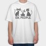 Ew People Cats, Tricou Oversize Barbati (Unisex)