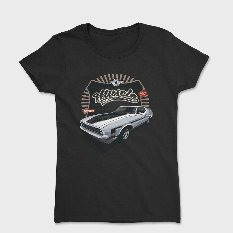 1972 Ford Mustang Mach 1 Fastback, Tricou Femei