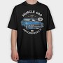 1969 mustang SportsRoof, Tricou Oversize Barbati (Unisex)