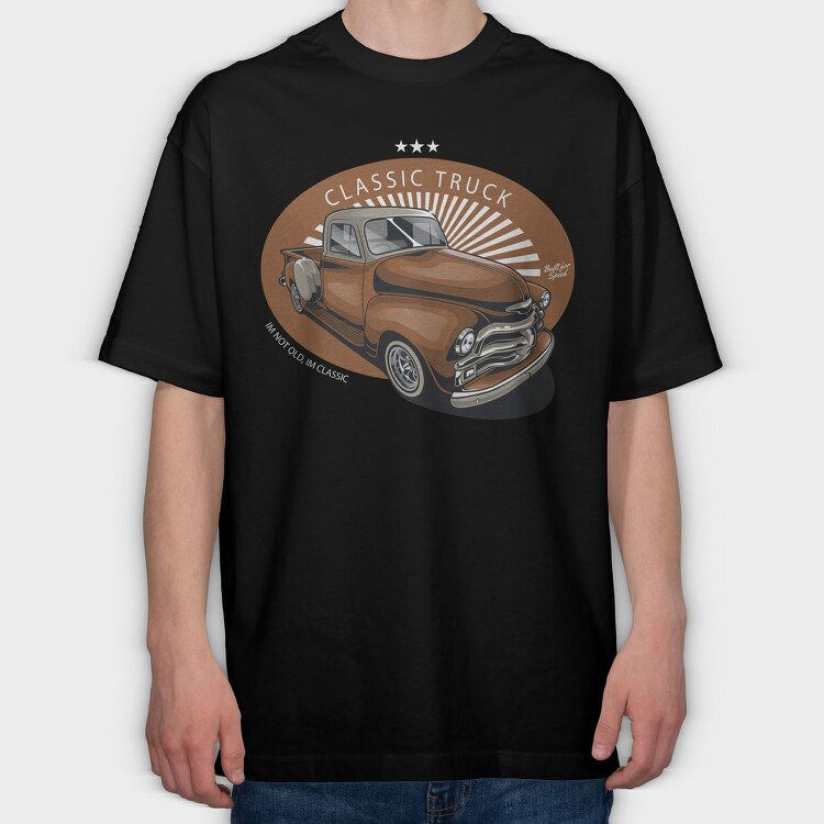 1954 Chevrolet 3100, Tricou Oversize Barbati (Unisex)