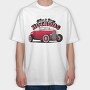 Hotrod 4, Tricou Oversize Barbati (Unisex)