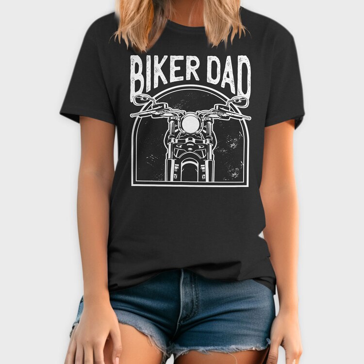 Biker Dad, Tricou Barbati (Unisex)