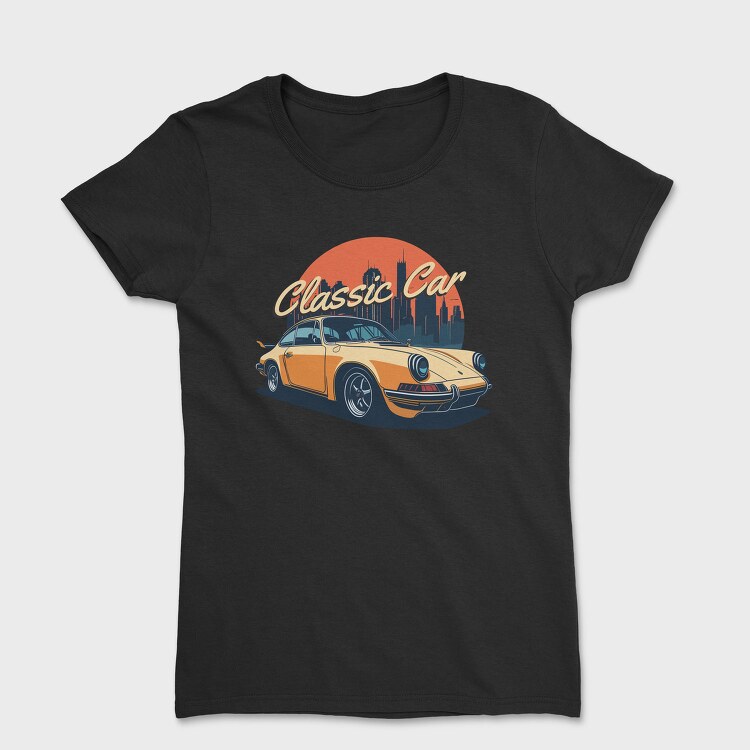 Classic Car Porsche, Tricou Femei