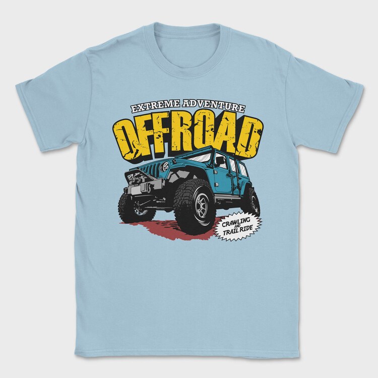 Extreme Adventure Offroad Jeep, Tricou Barbati (Unisex)