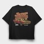 American Muscle Old Car, Tricou Oversize Barbati (Unisex)