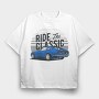 Datsun 240z Ride The Classic, Tricou Oversize Barbati (Unisex)