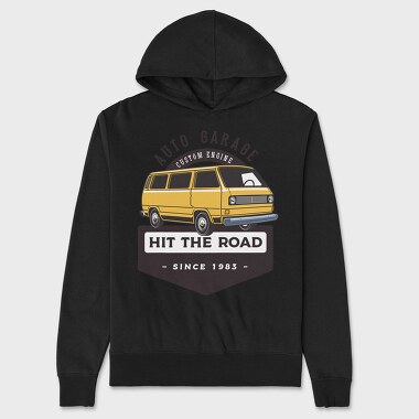1985 VW Westie camper, Hanorac Oversize Barbati (Unisex)