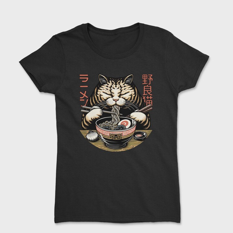 Japanese Cat Ramen 2, Tricou Femei