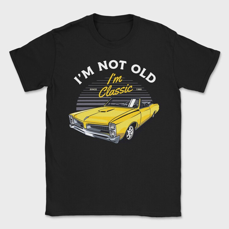 1967 Pontiac GTO Convertible, Tricou Barbati (Unisex)