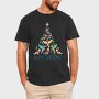 Birds Christmas Tree, Tricou Barbati (Unisex)