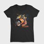 Racing Motorcycle With Rider Full Throttle, Tricou Femei