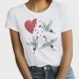 Crane Broken Heart, Tricou Femei