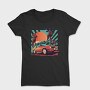Classic Car Convertible With Scenic, Tricou Femei
