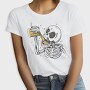 Skull Drinking Beer, Tricou Femei