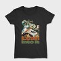 Tilted Competition Motorcycle With Rider Lean Into It, Tricou Femei