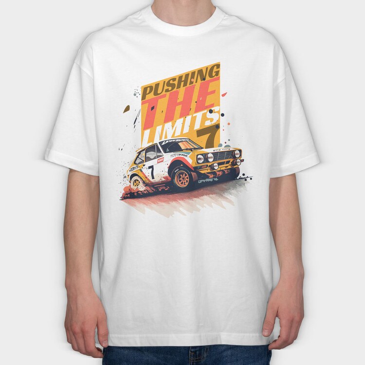 Car Rally Competition Earth Japan, Tricou Oversize Barbati (Unisex)