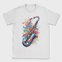 Jazz Saxophone Melody, Tricou Barbati (Unisex)