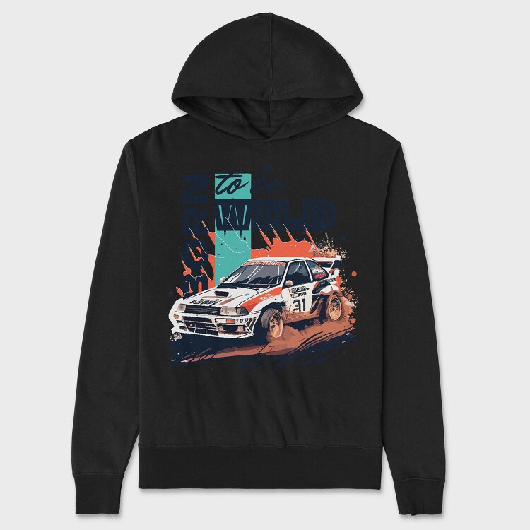 Car Rally Rally Competition Earth Japan, Hanorac Oversize Barbati (Unisex)