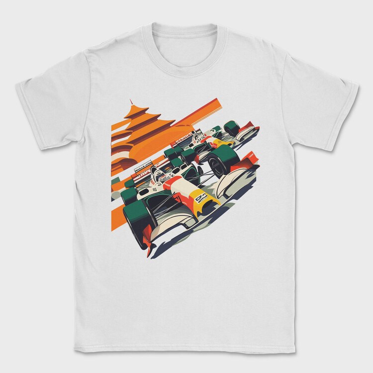 Bauhaus Formula Racing Car, Tricou Barbati (Unisex)