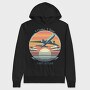 Jetlag Travel Quote I Came I Saw, Hanorac Oversize Barbati (Unisex)