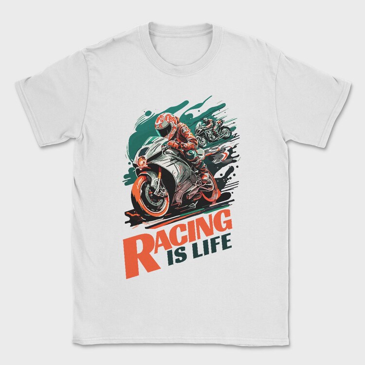 Racing Is Life Sport Bikes Racing, Tricou Barbati (Unisex)