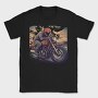 Motorcycle With Comic Rider, Tricou Barbati (Unisex)