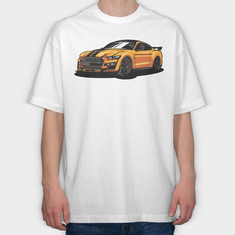 Mustang, Tricou Oversize Barbati (Unisex)