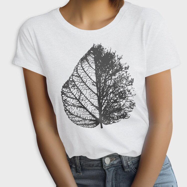 Leave Skeleton and Bare Tree, Tricou Femei