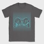 Joystick Optical Illusion, Tricou Barbati (Unisex)