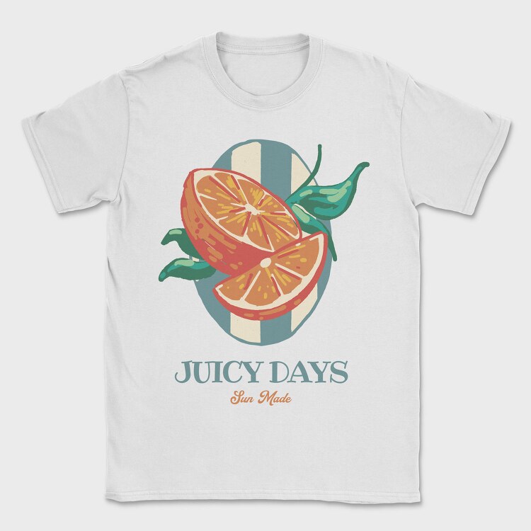Juicy Days Citrus Summer, Tricou Barbati (Unisex)