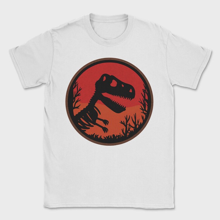 Jurassic Dinosaur Skeleton, Tricou Barbati (Unisex)
