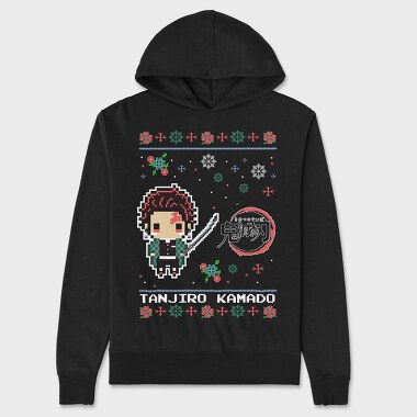 Pixelated Knight, Hanorac Oversize Barbati (Unisex)