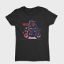 Live to Live MotorcycleArt RetroStyle, Tricou Femei