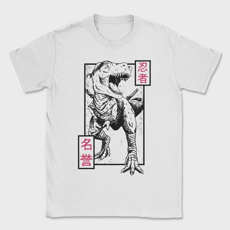 Ninja T Rex, Tricou Barbati (Unisex)