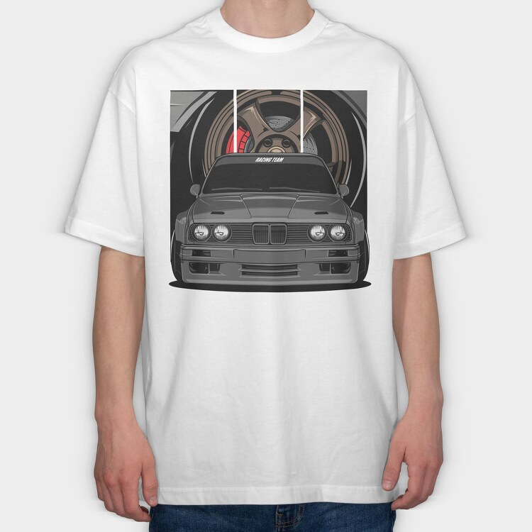 Bmw 22, Tricou Oversize Barbati (Unisex)