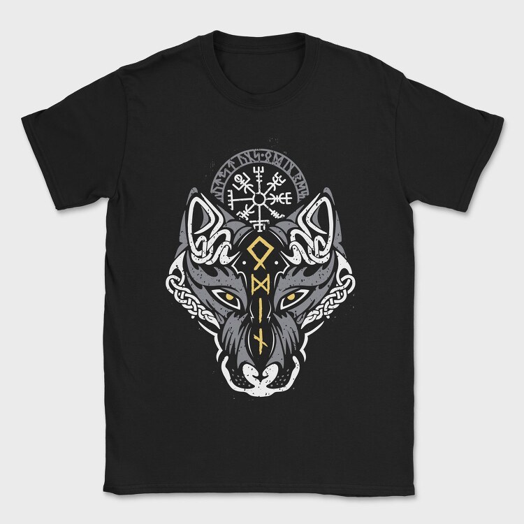 Norse Viking Wolf, Tricou Barbati (Unisex)