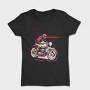 Freedom on Wheels Motorcycle Retro, Tricou Femei