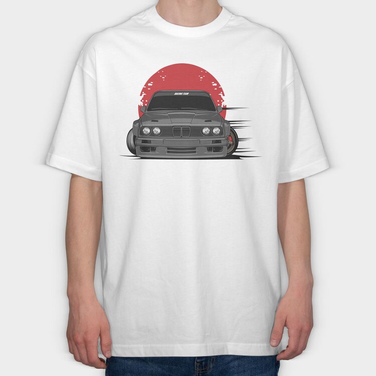 Bmw Drift, Tricou Oversize Barbati (Unisex)