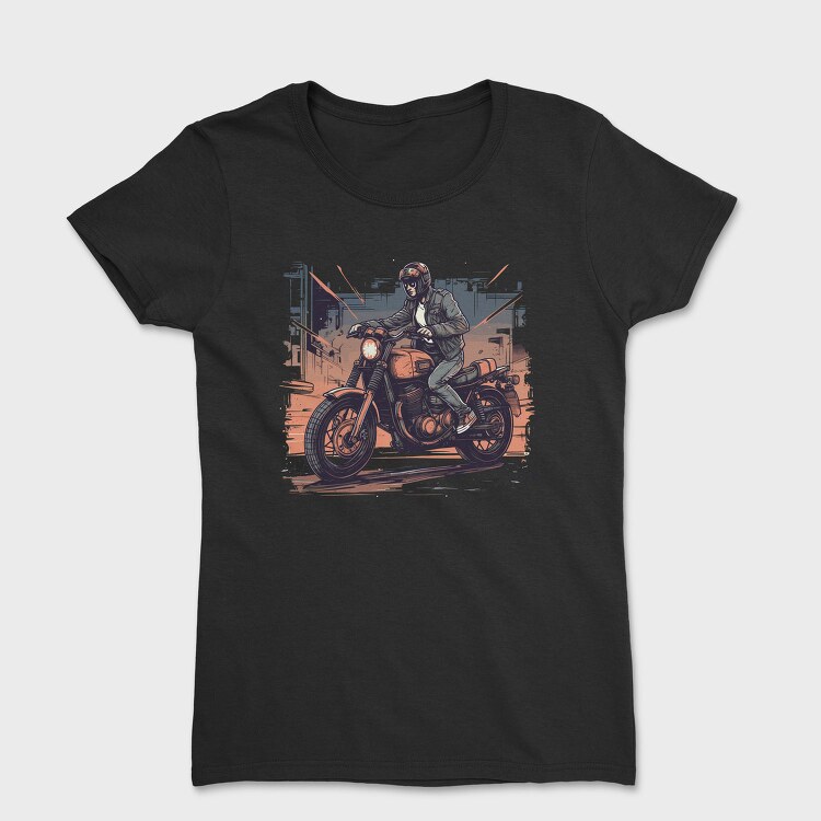 Comic Rider Motorcycle, Tricou Femei