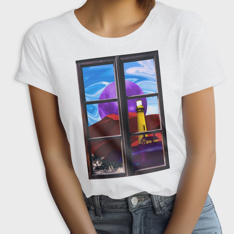 Landscape Window, Tricou Femei