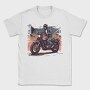 Comic Rider Motorcycle, Tricou Barbati (Unisex)